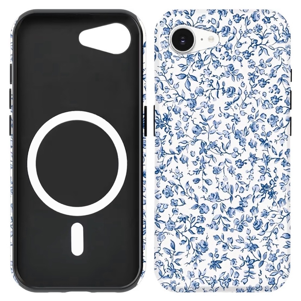 Floral Blue and White Phone Case